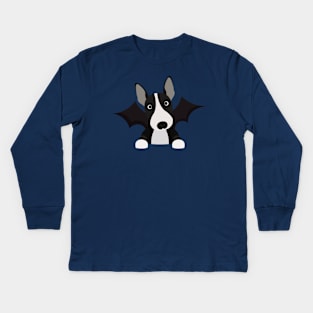 English Bull Terrier Halloween Fancy Dress Costume Kids Long Sleeve T-Shirt